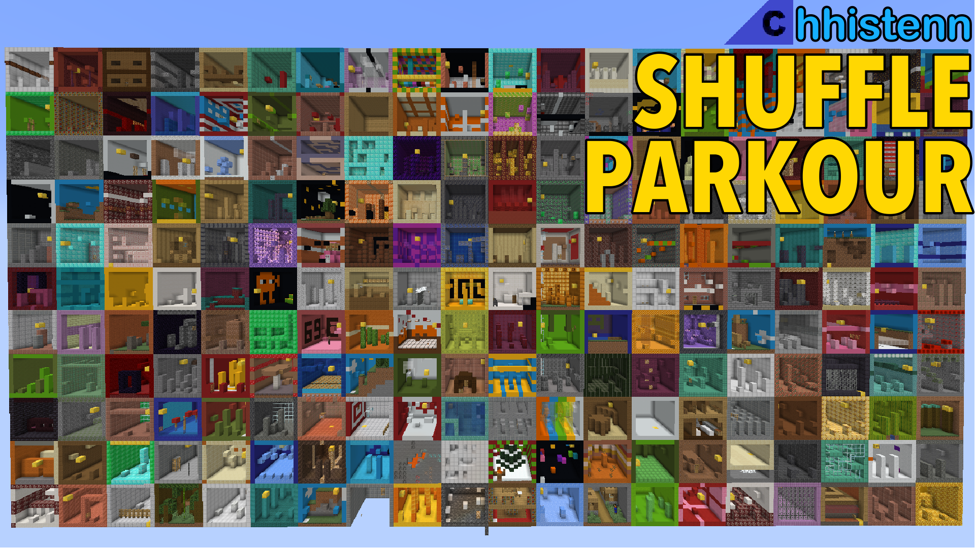 Baixar Shuffle Parkour para Minecraft 1.18.1